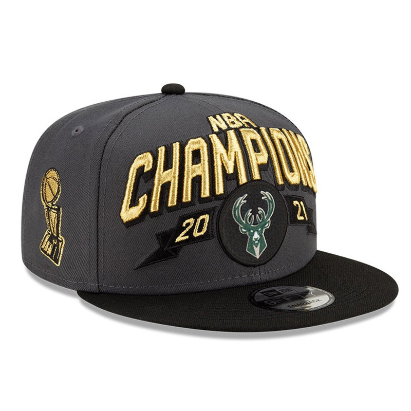 MILWAUKEE BUCKS NBA CHAMPS 2021 9FIFTY CAP foto 2