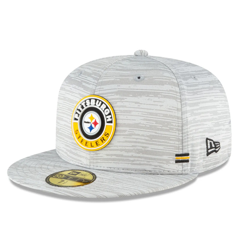 AKSESORIS SNEAKERS NEW ERA 59Fifty Fitted Cap SIDELINE Pittsburgh Steelers