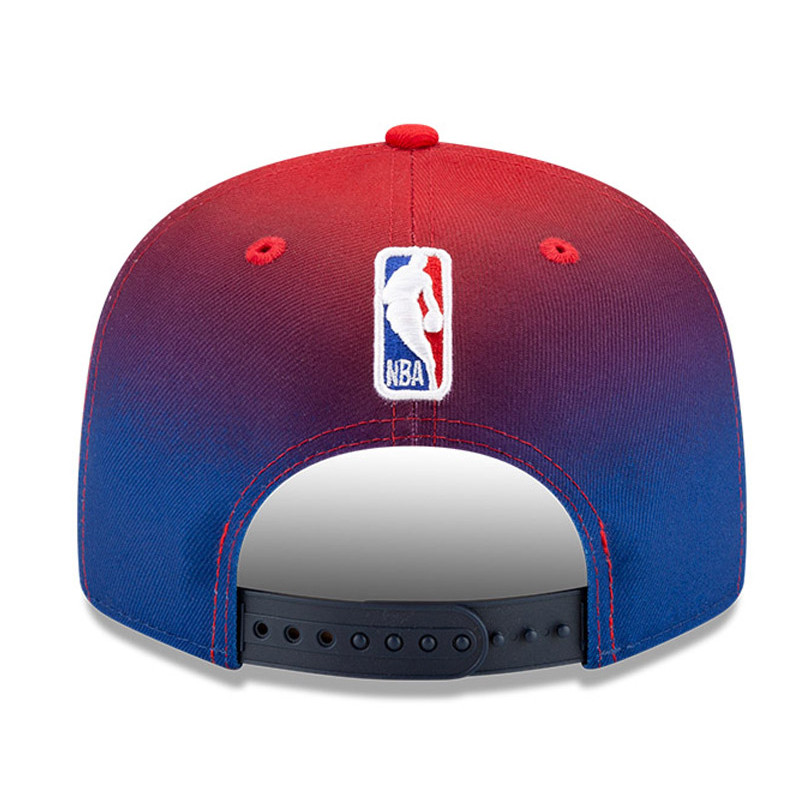 AKSESORIS SNEAKERS NEW ERA NBA LOGO BACK HALF BLACK 9FIFTY CAP