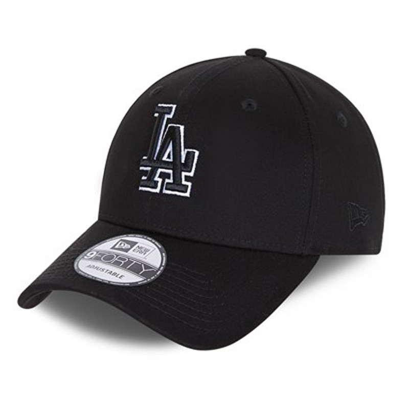 AKSESORIS SNEAKERS NEW ERA 940 LA Dodgers Black Base Cap