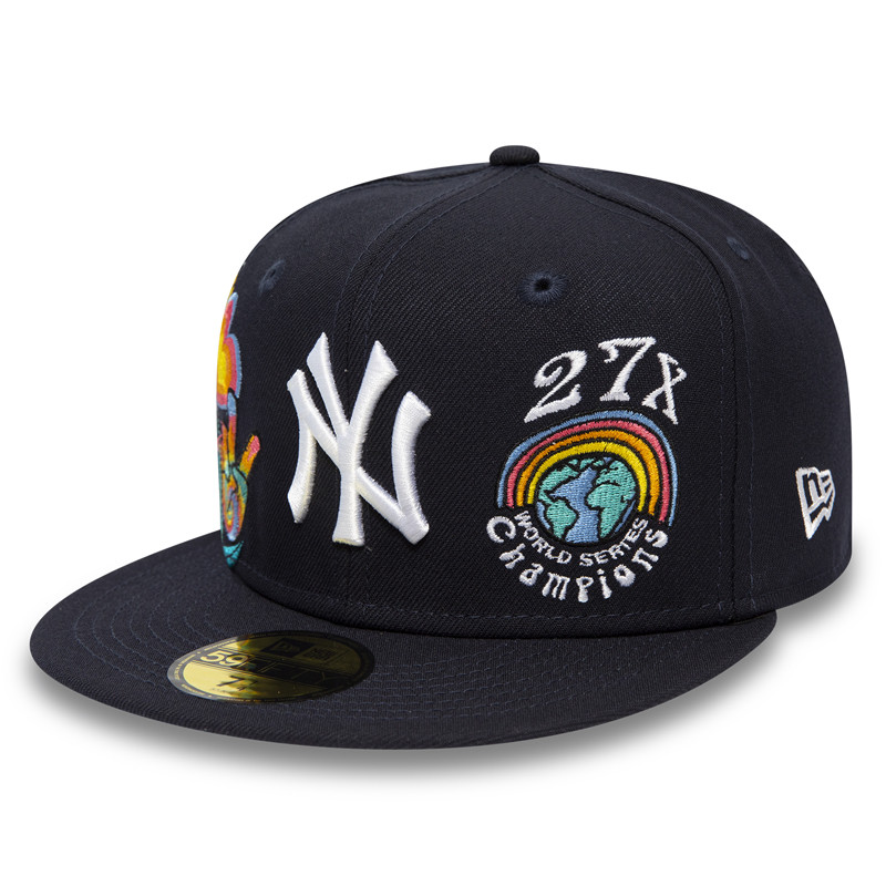 TOPI SNEAKERS NEW ERA New York Yankees MLB Groovy 59FIFTY Fitted Cap