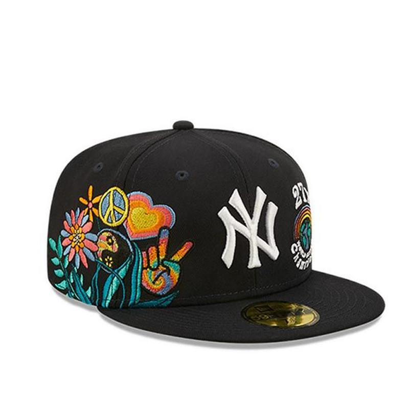 TOPI SNEAKERS NEW ERA New York Yankees MLB Groovy 59FIFTY Fitted Cap