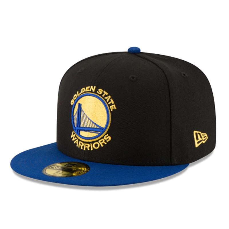 Aksesoris Basket New Era Golden State Warriors 2tone 59fifty Fitted Cap  Black