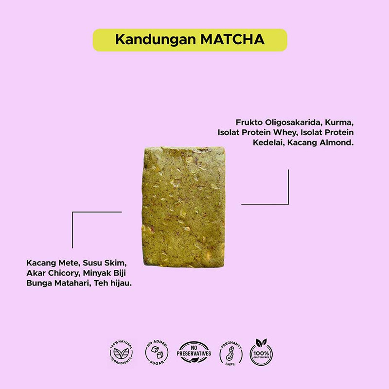 SUPLEMEN LARI JOLT! Protein Bar Matcha