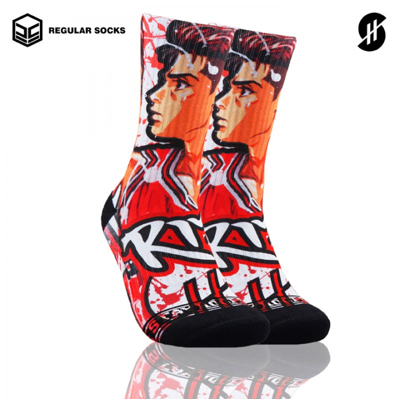 KAOS KAKI BASKET STAY HOOPS Ryota Miyagi Socks