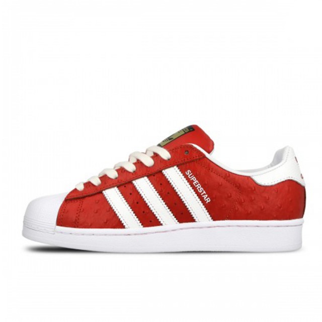 Sepatu Sneakers Adidas Superstar Animal Red