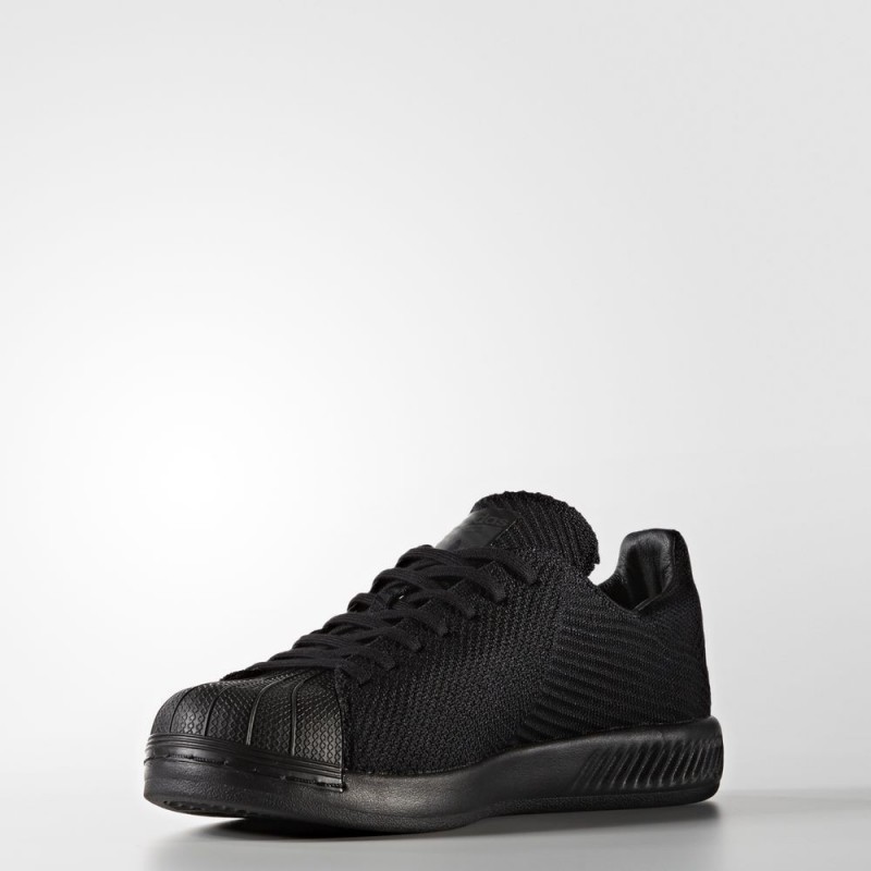 adidas gazelle silver green womens adidas Originals Superstar Bounce Primeknit "Core Black" | S82241