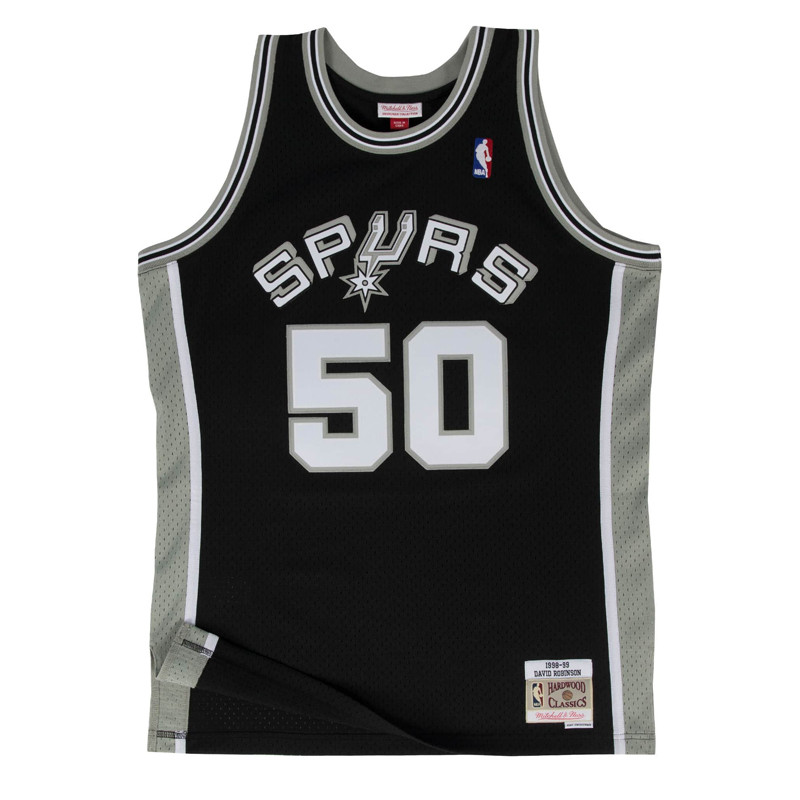 BAJU BASKET MITCHELL N NESS San Antonio Spurs David Robinson Swingman Jersey