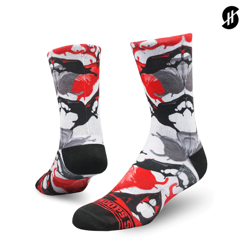 KAOS KAKI BASKET STAY HOOPS Douse Scarlet Socks