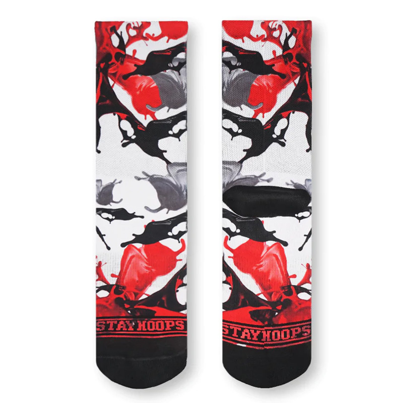 KAOS KAKI BASKET STAY HOOPS Douse Scarlet Socks