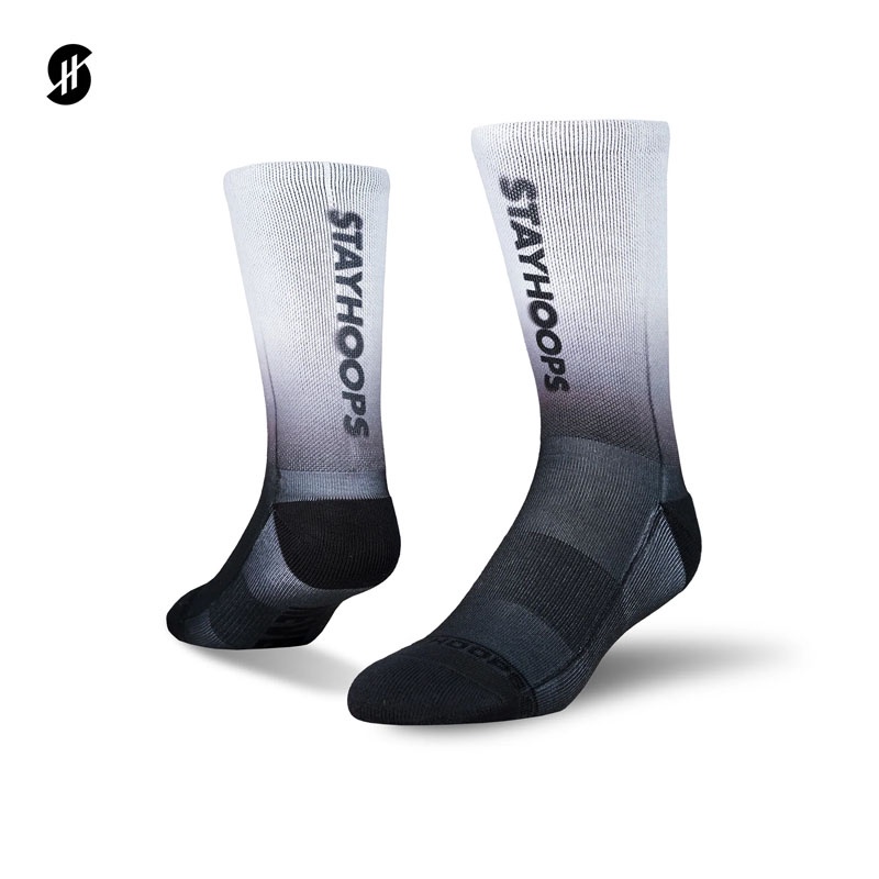 KAOS KAKI BASKET STAY HOOPS Fullprint Sock Moor