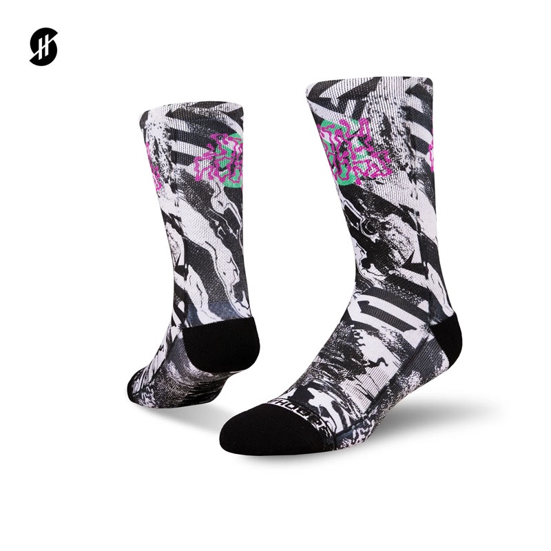 KAOS KAKI BASKET STAY HOOPS Fullprint Sock Distort