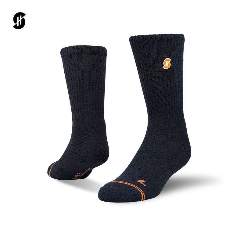 KAOS KAKI BASKET STAY HOOPS Plain Black