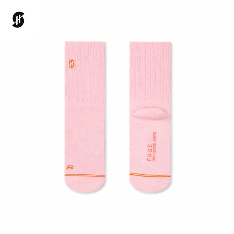 KAOS KAKI BASKET STAY HOOPS Plain Light Pink