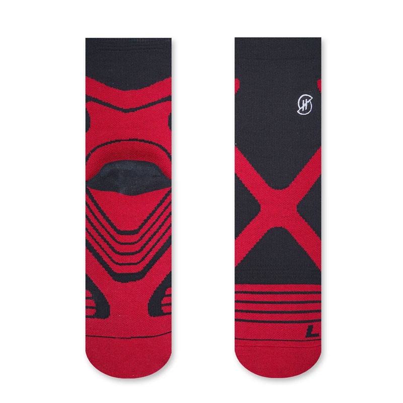 KAOS KAKI BASKET STAY HOOPS POI CRIMSON 