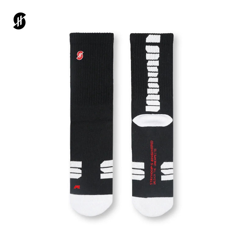 KAOS KAKI BASKET STAY HOOPS Nobility Black