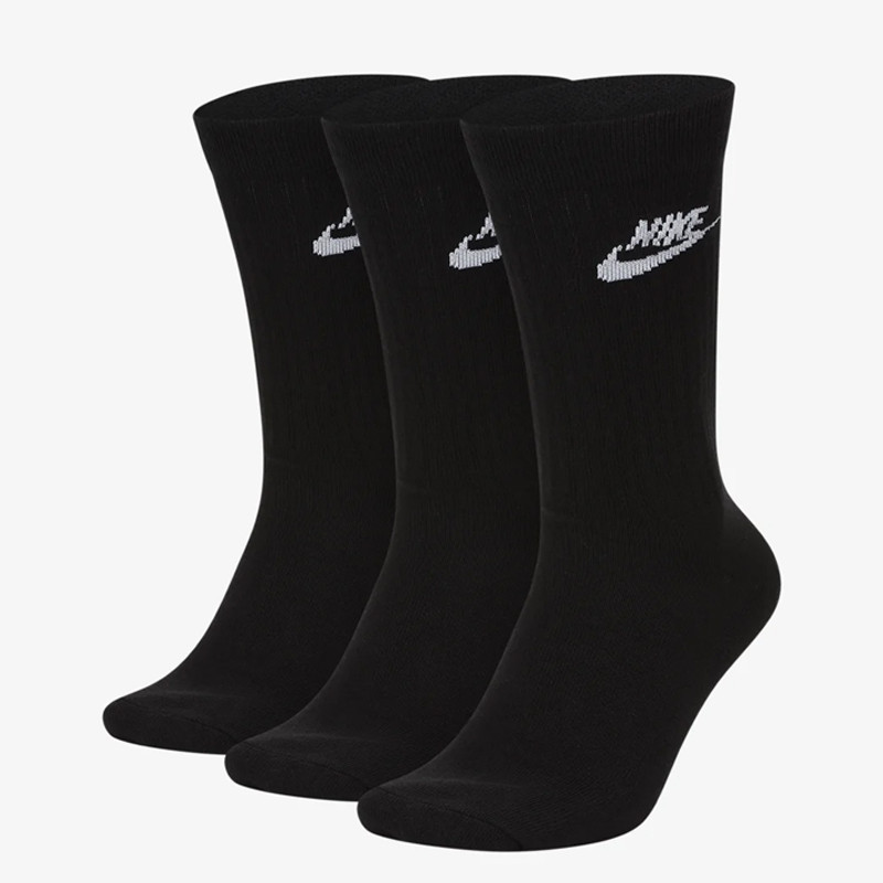 KAOS KAKI SNEAKERS NIKE 3PK Sportswear Everyday Essential Crew Socks
