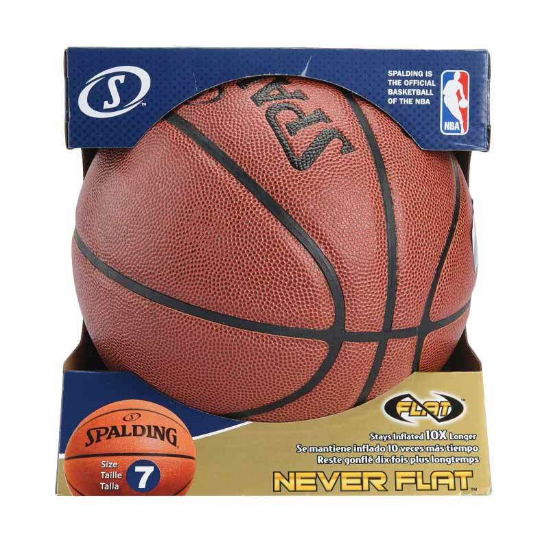 PERALATAN BASKET SPALDING NBA Neverflat Composite Leather