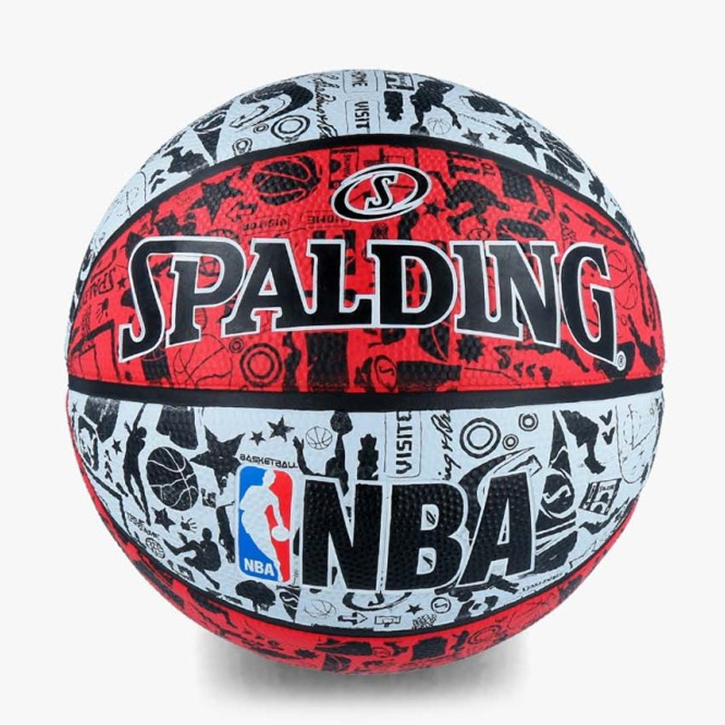 PERALATAN BASKET SPALDING NBA Graffiti Rubber S7O