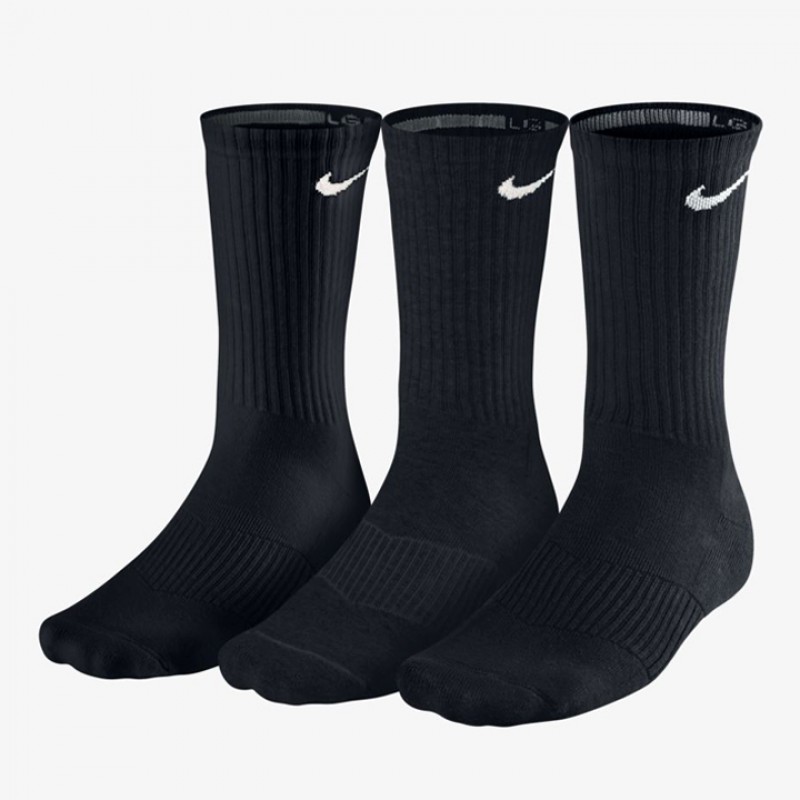 KAOS KAKI SNEAKERS NIKE 3PK Cotton Cushion Crew Socks