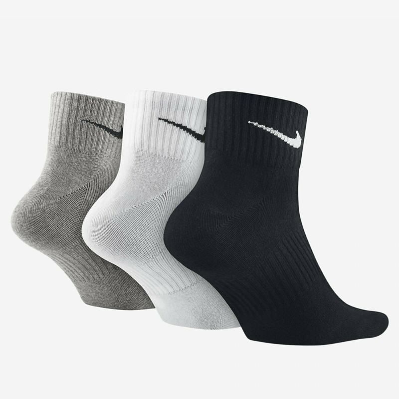 KAOS KAKI TRAINING NIKE 3PK Performance Lightweight Quarter Socks