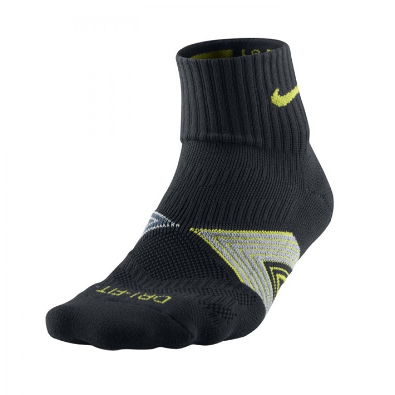 KAOS KAKI LARI NIKE Running Dri Fit Cushioned Quarter Socks