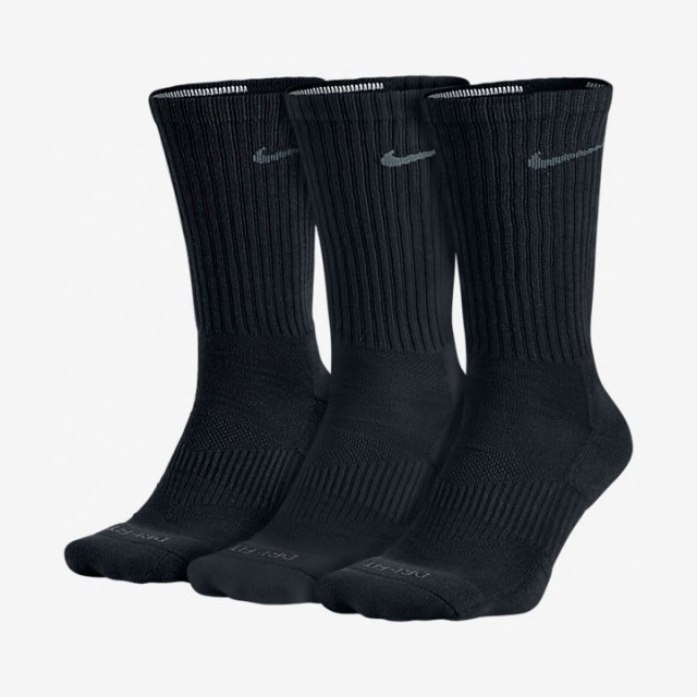 KAOS KAKI SNEAKERS NIKE Dri-Fit 3PK Cotton Cushioned Socks