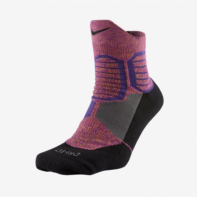 Jual KAOS KAKI BASKET Pria NIKE Hyperelite Crossover Socks Purple