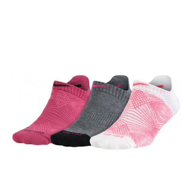 KAOS KAKI SNEAKERS NIKE Wmns 3PK Dri-Fit Graphic 2 Socks