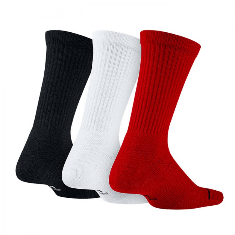 KAOS KAKI BASKET AIR JORDAN Dri-Fit Jumpman 3PK Crew Socks