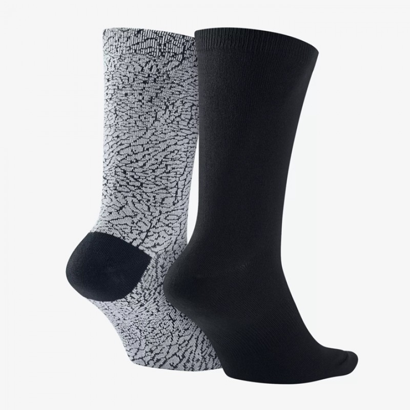 KAOS KAKI BASKET AIR JORDAN Elephant Print 2PK Crew Socks