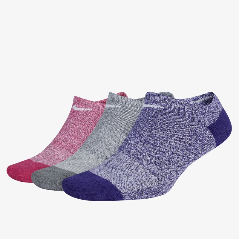 Kaos Kaki Training Nike Wmns 3pk Performance Cushioned No-show Socks  Multicolor