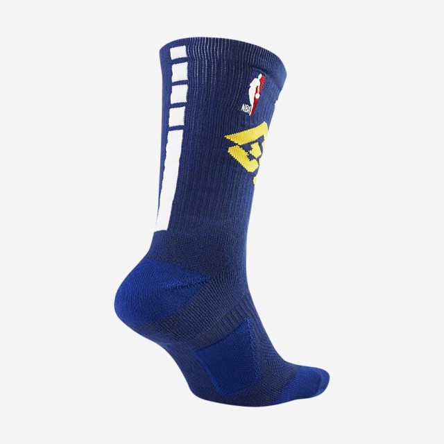 KAOS KAKI BASKET NIKE Golden State Warriors Elite Crew Socks
