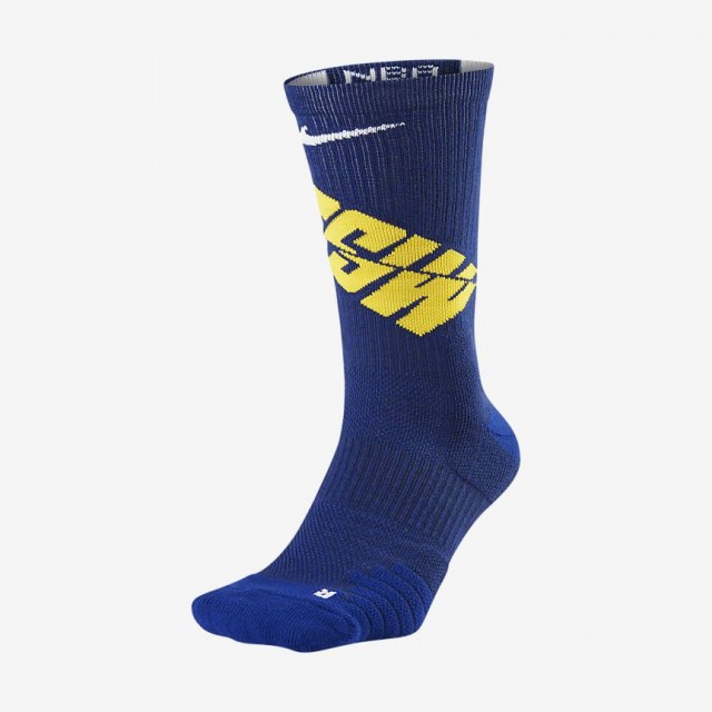 KAOS KAKI BASKET NIKE Golden State Warriors Elite Crew Socks