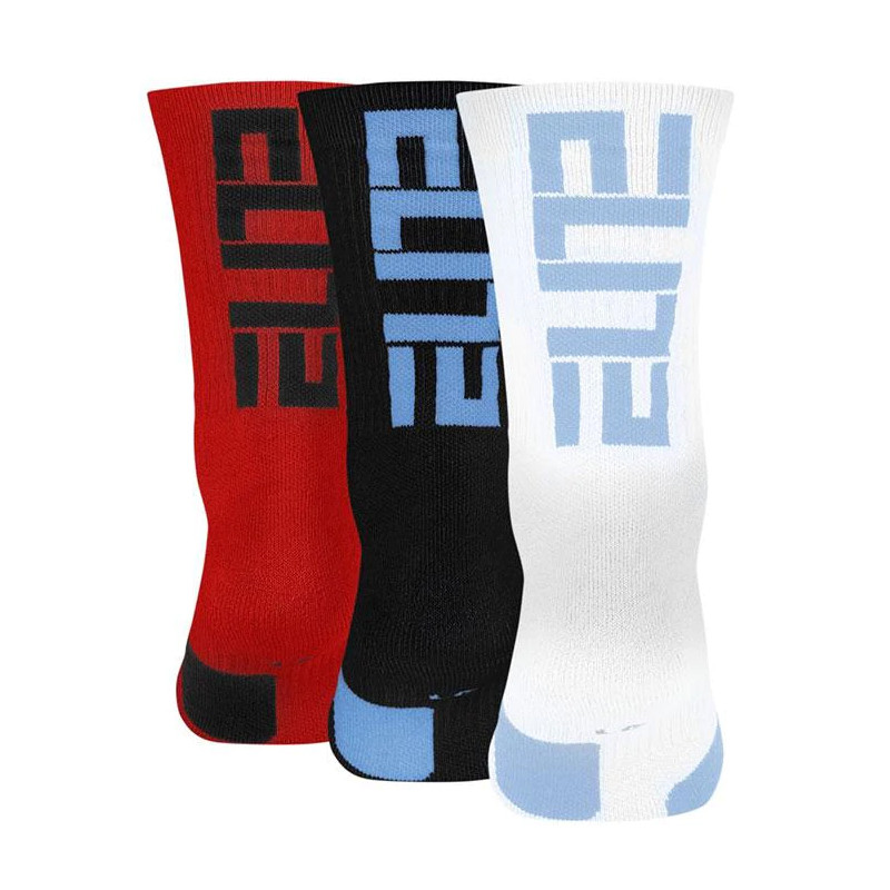 KAOS KAKI BASKET NIKE 3PK Elite Crew Socks
