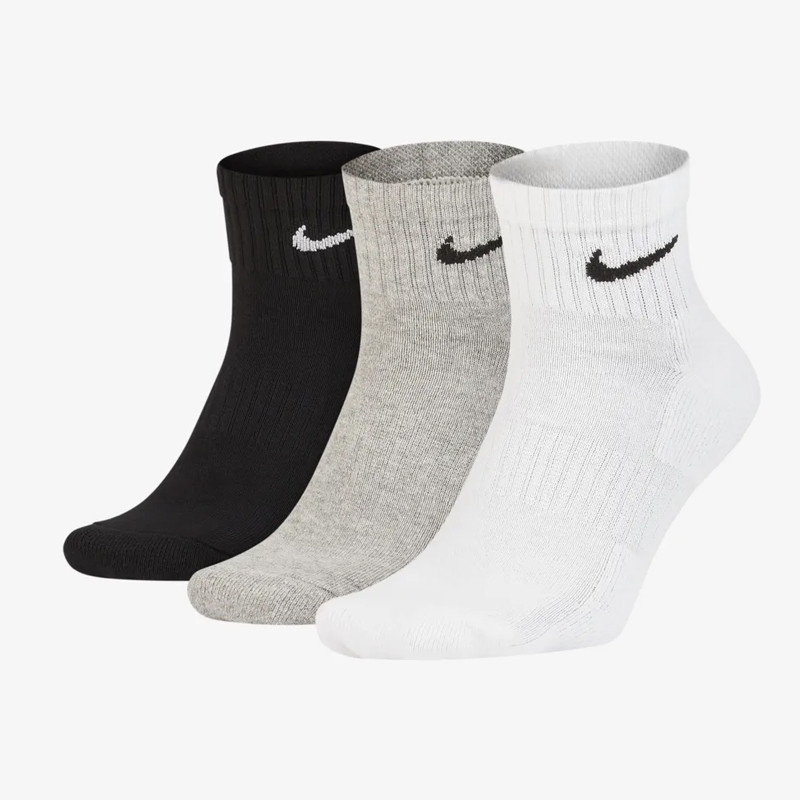 KAOS KAKI TRAINING NIKE 3PK Everyday Cushion Ankle Socks