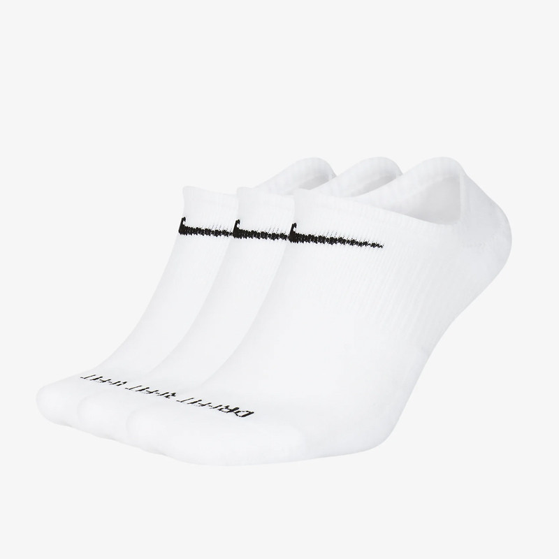 KAOS KAKI TRAINING NIKE 3PK Everyday Plus Cushioned No-Show Socks