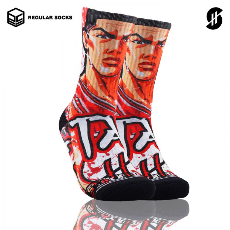 KAOS KAKI BASKET STAY HOOPS Takenori Akagi Socks