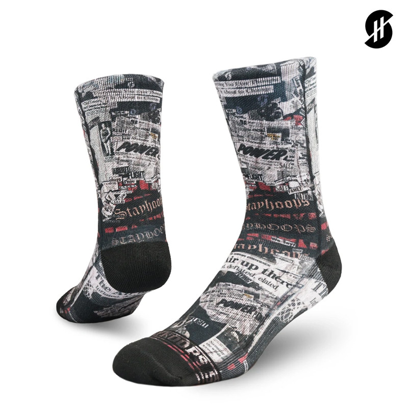 KAOS KAKI BASKET STAY HOOPS THE NEWS Socks