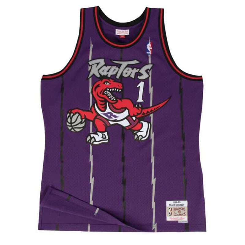 BAJU BASKET MITCHELL N NESS Tracy McGrady Toronto Raptors 1998-99 Swingman Jersey 