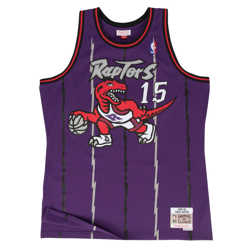 BAJU BASKET MITCHELL N NESS Vince Carter Toronto Raptors Road 1998-99 Swingman Jersey