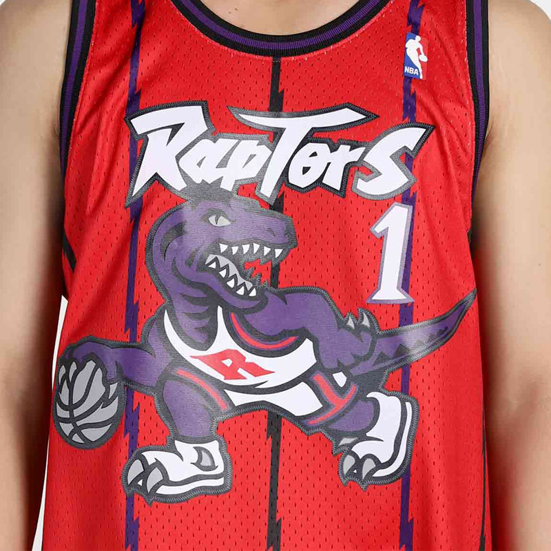 BAJU BASKET MITCHELL N NESS TRACY MCGRADY TORONTO RAPTORS 1998-99 SWINGMAN JERSEY