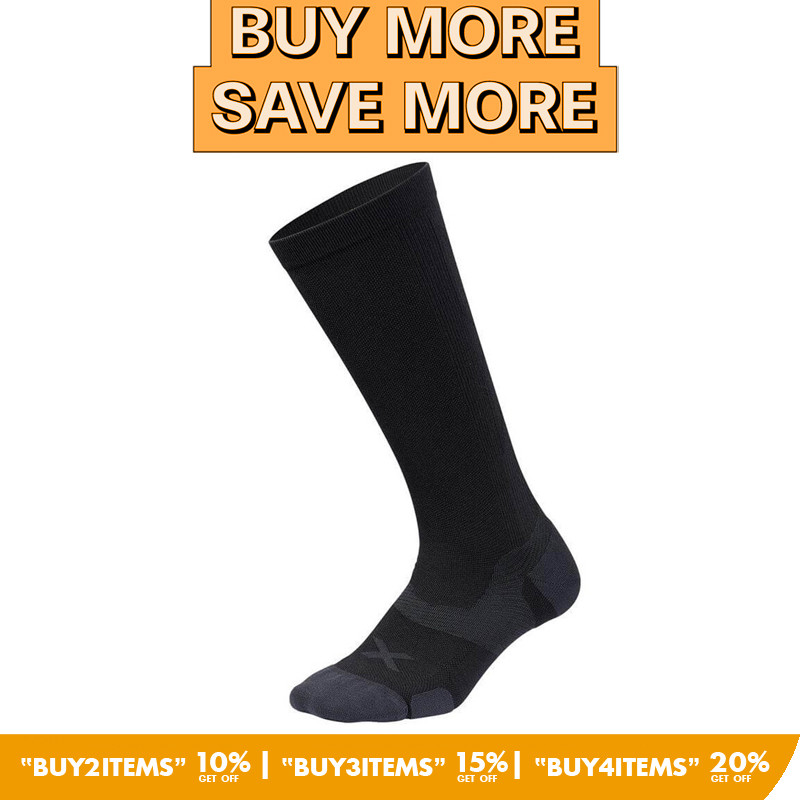 KAOS KAKI LARI 2XU Vectr Light Cushion Full Length Compression Socks