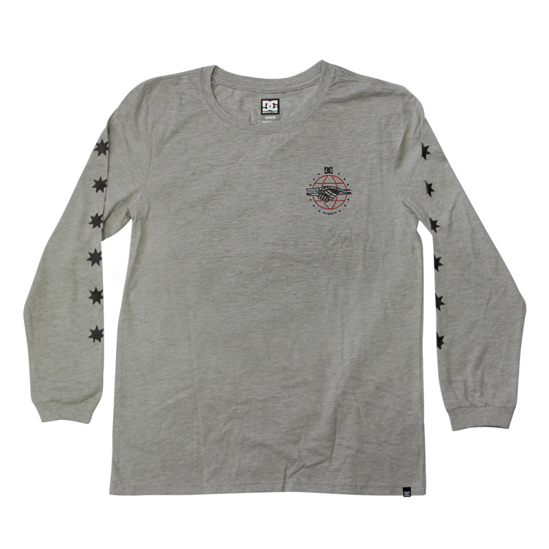 BAJU SNEAKERS DC SHOES Greetings Long Sleeves Tee