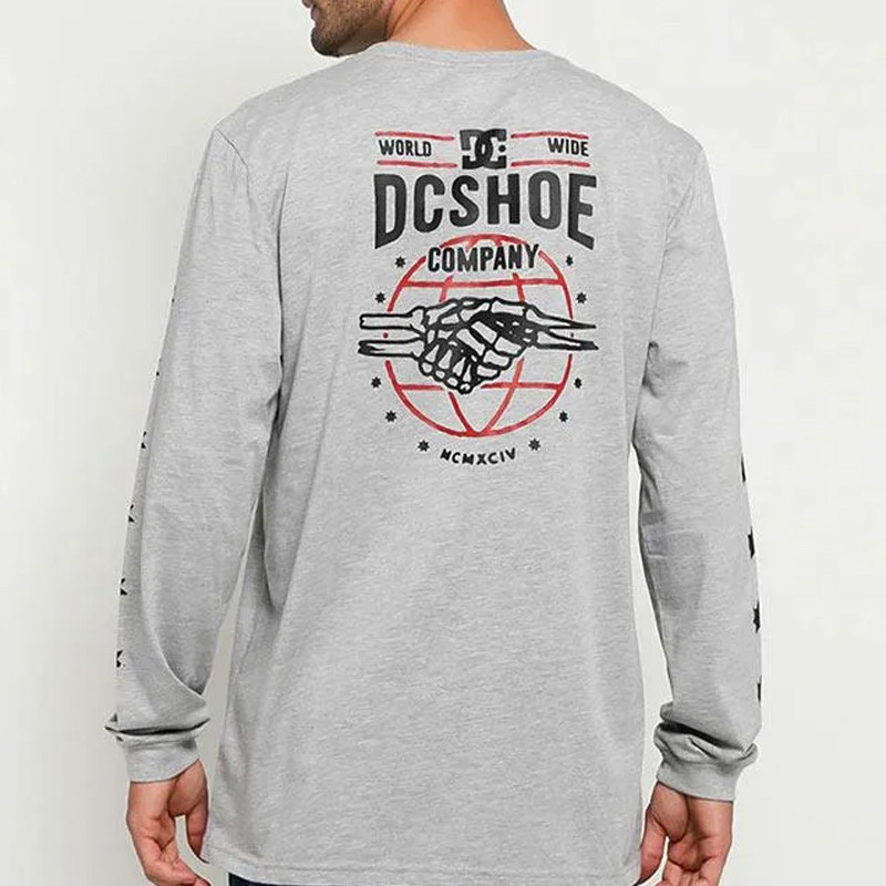 BAJU SNEAKERS DC SHOES Greetings Long Sleeves Tee