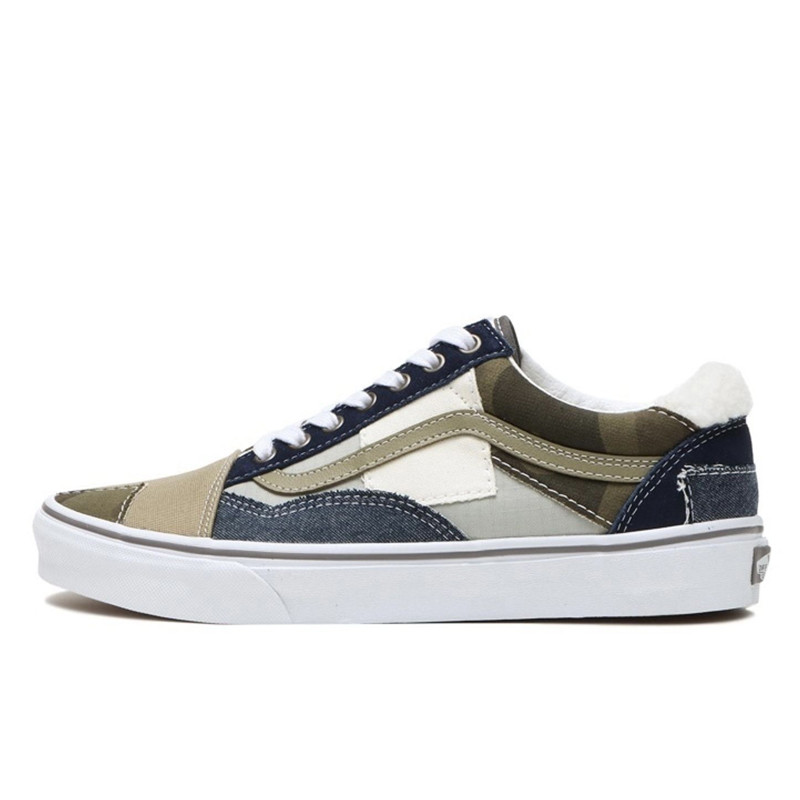 SEPATU SNEAKERS VANS Old Skool Patchwork