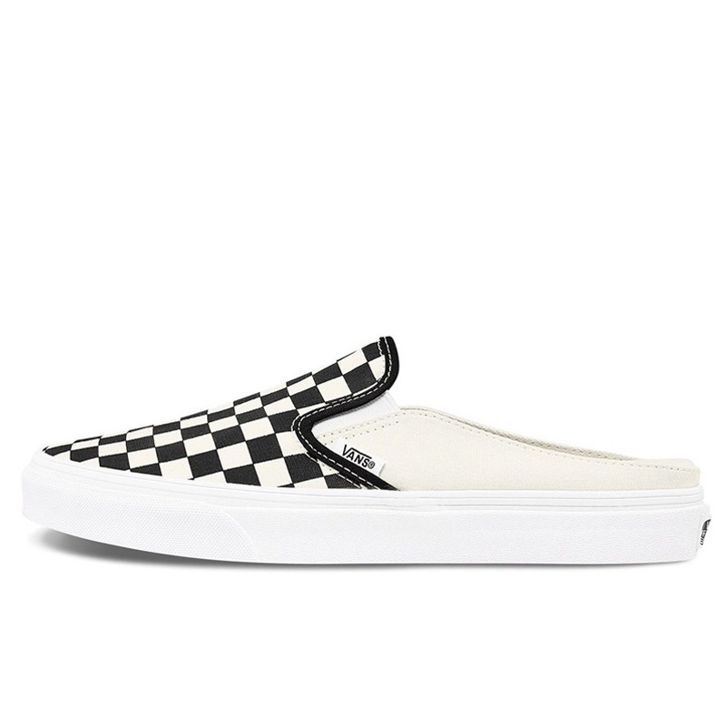 SEPATU SNEAKERS VANS SLIP-ON MULE CLASSIC CHECKERBOARD