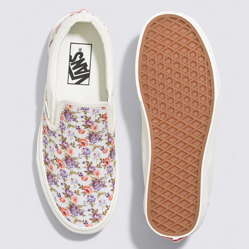 SEPATU SNEAKERS VANS Wmns CLASSIC SLIP-ON VINTAGE FLORAL