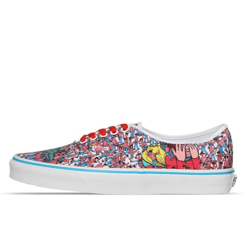 SEPATU SNEAKERS VANS UA Authentic x Where's Waldo?