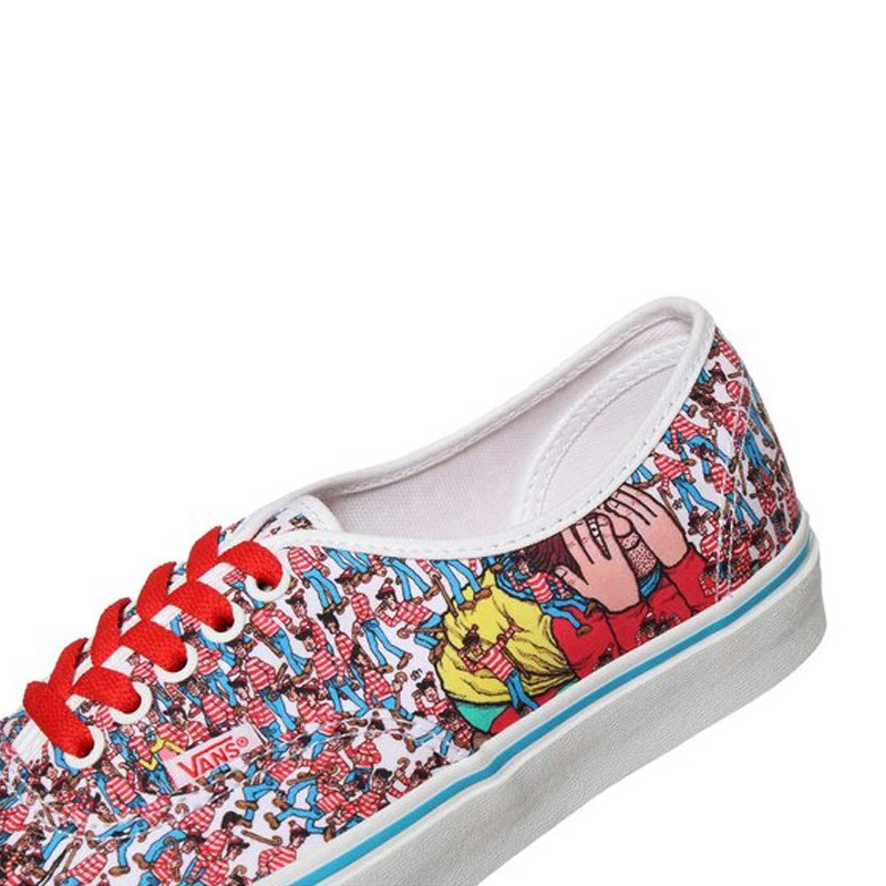 SEPATU SNEAKERS VANS UA Authentic x Where's Waldo?